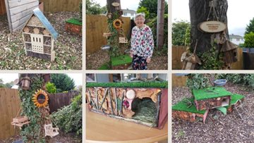 Wildlife garden at Jarrow care home